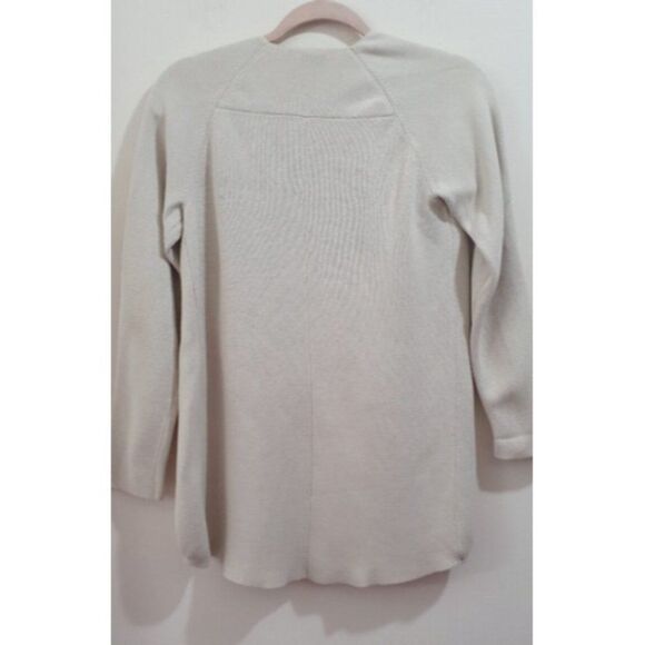 Eileen Fisher Silk Organic Cotton Open Cardigan/Jacket Size S - Picture 4 of 9